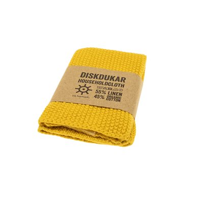 Iris Hantverk Housecloth Misted Yellow