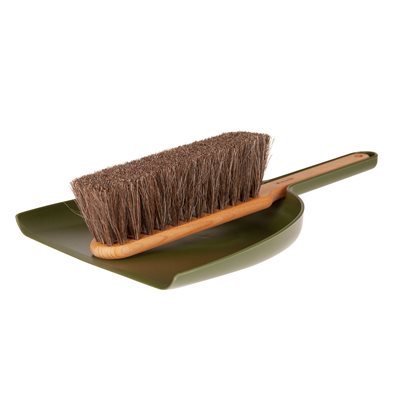 Iris Hantverk Dustpan & Brush Set Moss Green