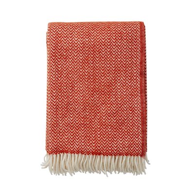 Klippan Yllefabrik Chevron Ruby red