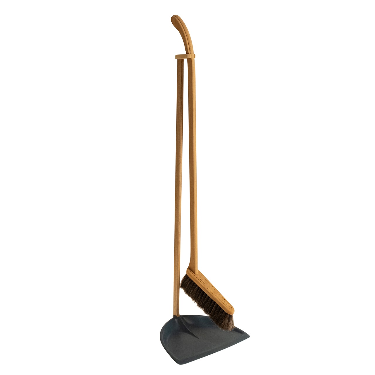 Iris Hantverk Dustpan & Brush Set Petrol Blue