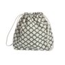 Iris Hantverk Toiletry Bag Sara's Roof Neutral Grey