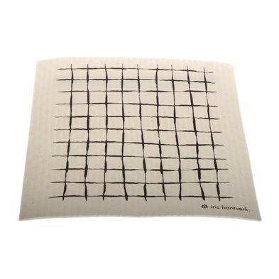 Iris Hantverk Household Cloth Checked Black