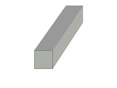 Fyrkantstång 15x15mm 3m S235JR