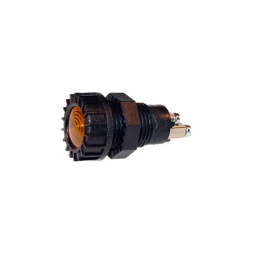VARNINGSLAMPA ORANGE, PLAST, 12 V DC