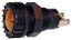 VARNINGSLAMPA ORANGE, PLAST, 12 V DC