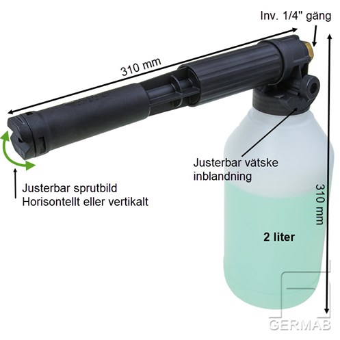 Foamer 2 lit för högtryckstvätt