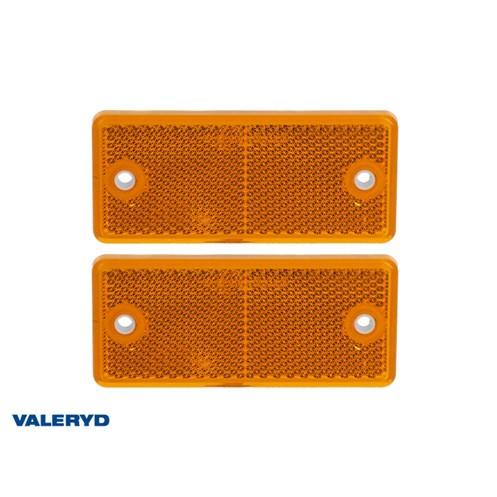 Rektangulär reflex 90x40 Gul