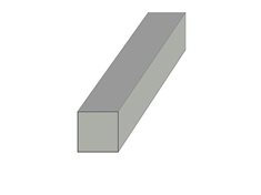 FYRKANTSTÅNG 20 MM á 3 M S235JR 20 MM á 3 M