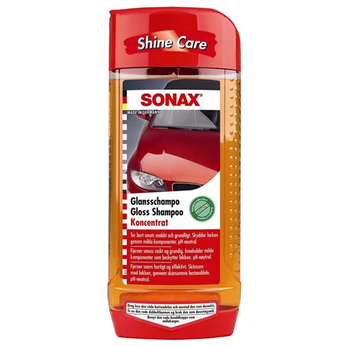 SONAX GLANSSCHAMPO 500ML     ERS AV SX314300