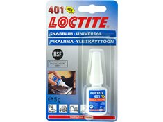 LOCTITE 401 SNABBLIM ALLROUND, FLASKA 5G