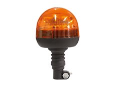 Rotating LED-light flexible pole mounting