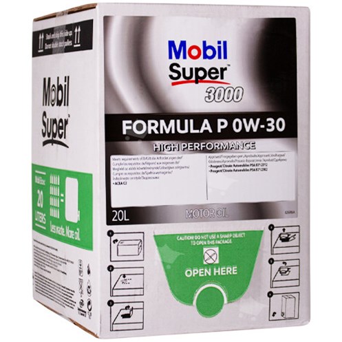 MOBIL SUPER 3000 FORMULA P 0W-30 20 L BAG IN BOX