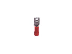 FLATST-HYLSA RÖD 6,3 901-IND 50-PACK