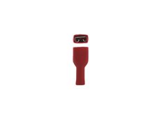 FLATST-HYLSA RÖD 6,3 851-IND 50-PACK