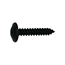 Kragskruv, Svart förzinkad 4,8X13 100-PACK