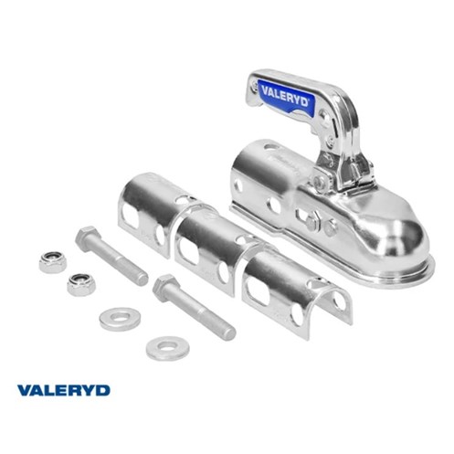 """Kulkoppling 1200kg Uni Ø35-40-45-50mm rör korsad/horisontal hålbild; CC=40/54mm"""