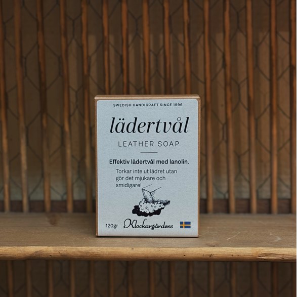 Lädertvål