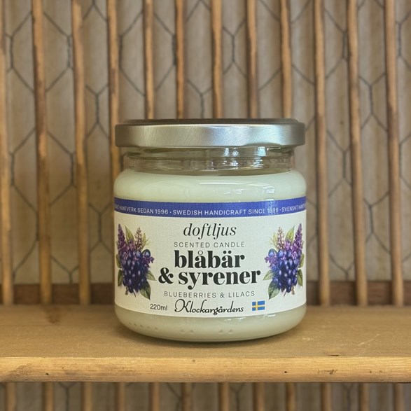 Blåbär & Syrener Doftljus