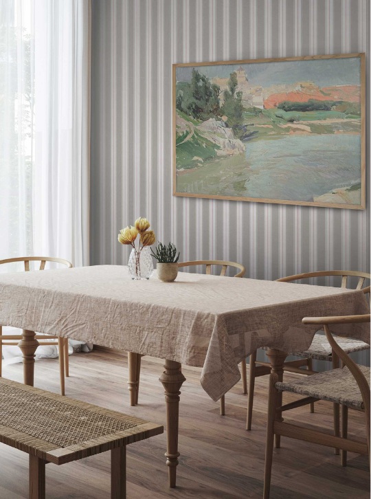 Grårandig tapet
