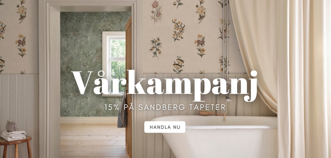 Sandberg tapeter kampanj rabatt