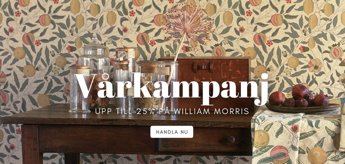 William Morris tapeter kampanj