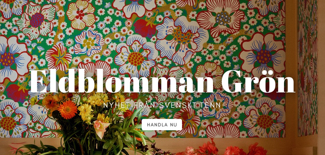 Eldblomma Grön från Svenskt Tenn nyhet