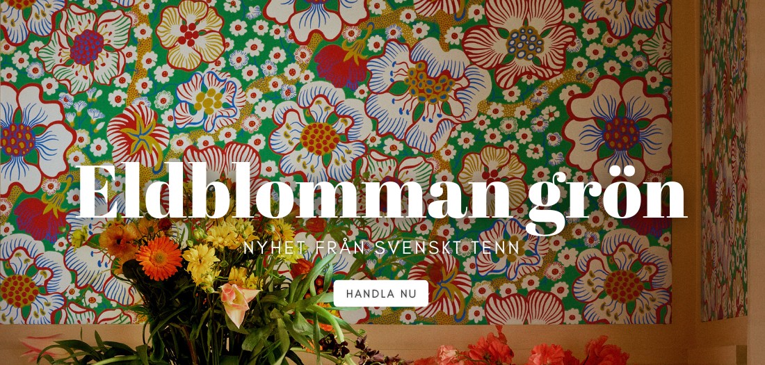 Eldblomma Grön från Svenskt Tenn nyhet