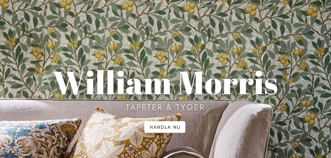 Tapeter & tyger från William Morris