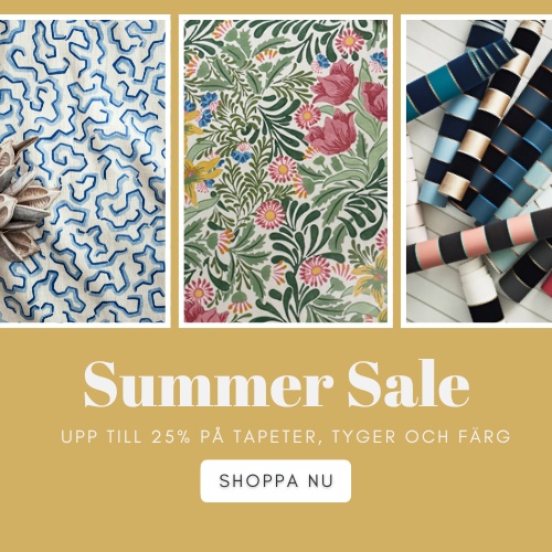 Kampanj på tapeter, tyger och färg