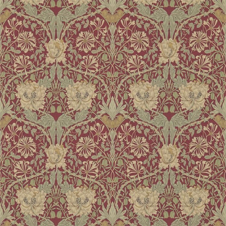 Honeysuckle & Tulip tapet från William Morris® (WM165-01)