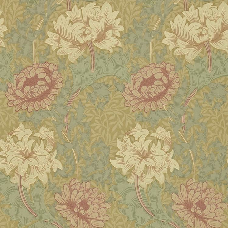 Chrysanthemum tapet från William Morris® (WM120-01)