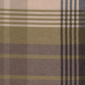 Mulberry Ancient Tartan, Charcoal Gold