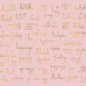 Coordonné Beautiful words, Flamingo Tapet