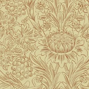 William Morris & Co Sunflower Etch Tapet