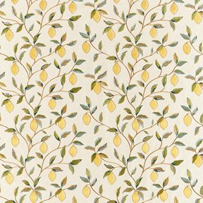 William Morris & co Lemon Tree Embroidery Tyg