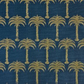 Barneby Gates Marrakech Palm Midnight Blue
