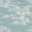 Sanderson Silvi Clouds - Sky Tapet