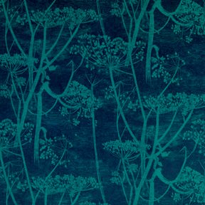 Cole & Son Cow Parsley, Petrol & Ink