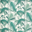 Cole & Son Palm Jungle, Teal & Viridian on Chalk