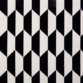 Cole & Son Tile, Black & White Tyg