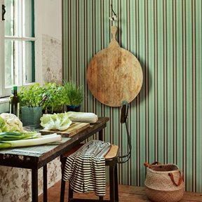Pip Studio Blurred Lines, Green Tapet