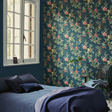Pip Studio Floris, Dark blue Tapet
