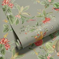 Pip Studio Floris, Khaki Tapet