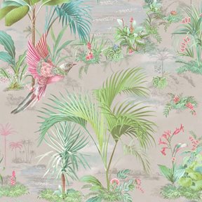 Pip Studio Palm scenes, Grey Tapet