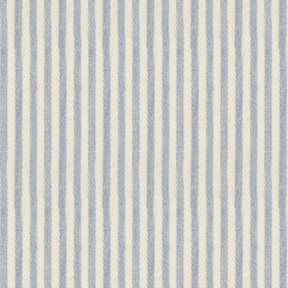 Ian Mankin Candy Stripe Bluebell Tyg