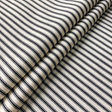 Ian Mankin Ticking Stripe 01 Black