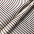 Ian Mankin Ticking Stripe 01 Brown