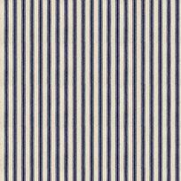 Ian Mankin Ticking Stripe 01 Navy