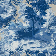 Thibaut Lincoln Toile Blue and flax Tapet
