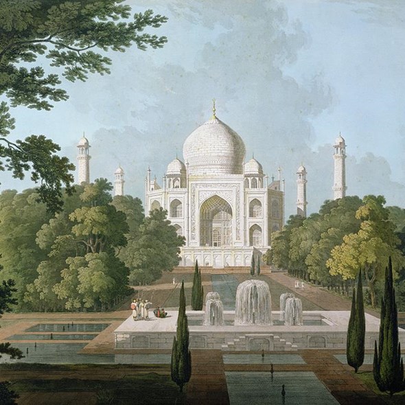Au fil des Couleurs Taj Mahal Tapet